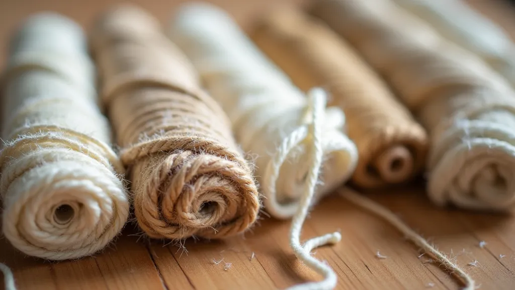 Spools of cotton cord