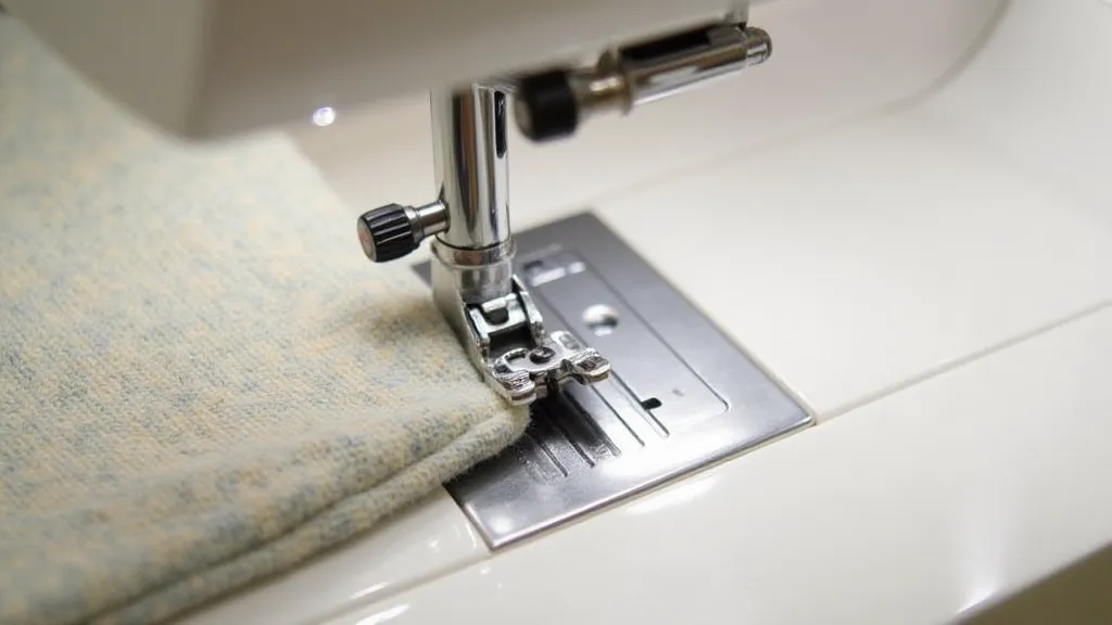 Sewing the pillow edges